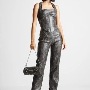 Maniere De Voir Vintage Vegan Leather Set